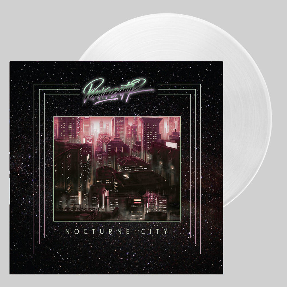 the album cover for Perturbator - Nocturne City [Clear Vinyl] (Uk)