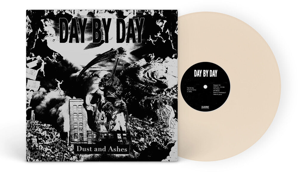 the album cover for Day By Day - Dust And Ashes [Colored Vinyl] (Wht)