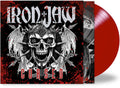 the album cover for Iron Jaw - Cursed - Blood Red [Colored Vinyl] (Red)