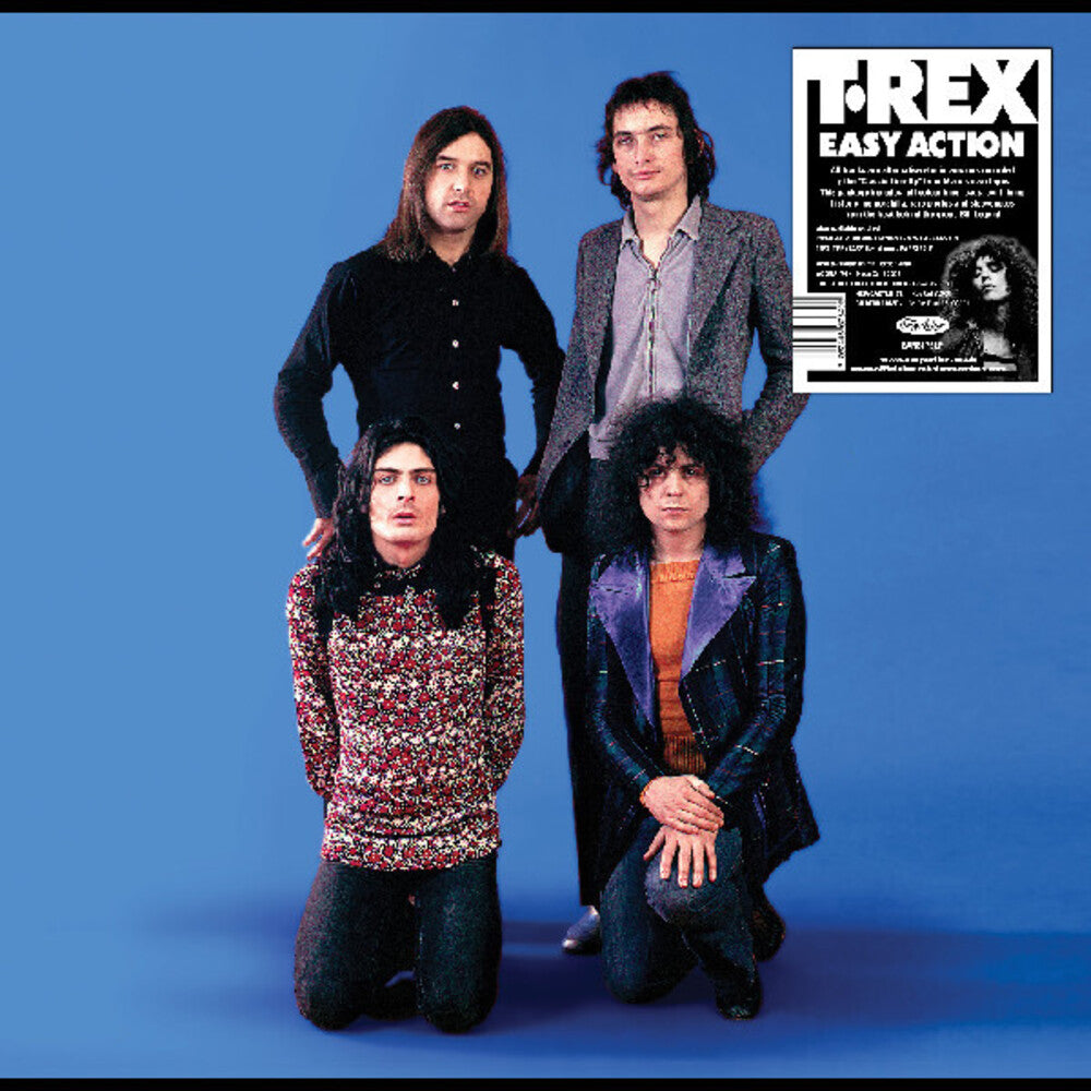 the album cover for T. Rex - Easy Action (Blue) [Colored Vinyl] (Gate) (Org)