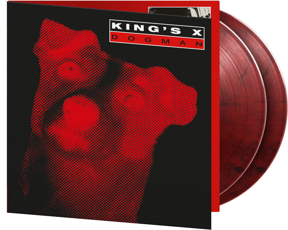 the album cover for King's X - Dogman (Blk) [Colored Vinyl] (Gate) [Limited Edition] [180 Gram] (Red) (Hol)
