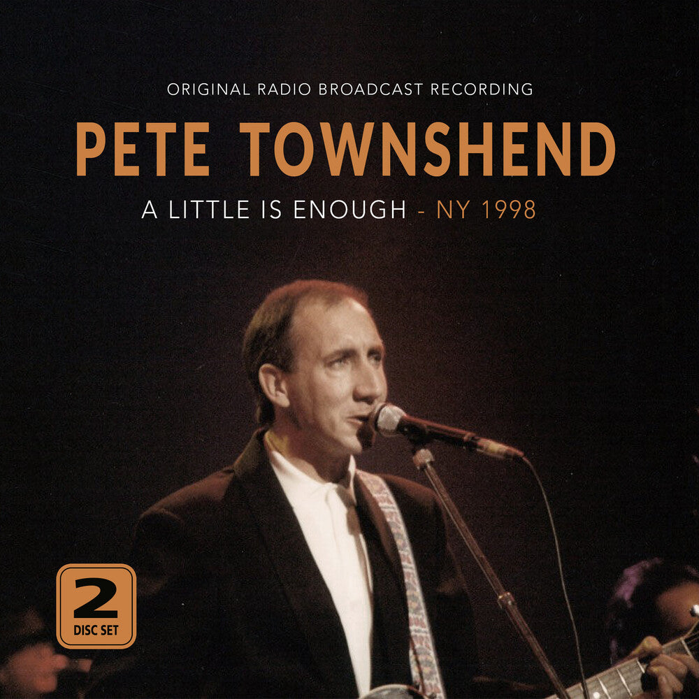 the album cover for Pete Townshend - Little Is Enough - Ny 1998