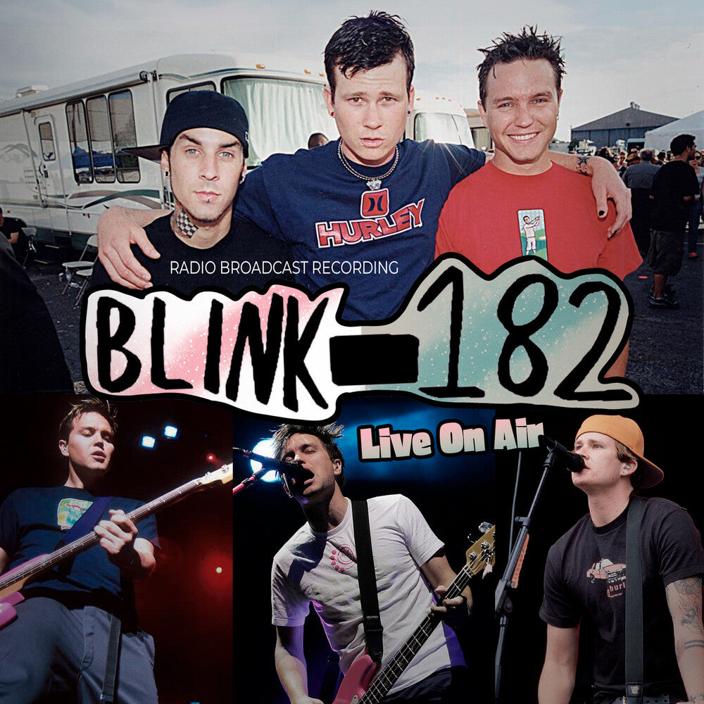 the album cover for Blink 182 - Live On Air