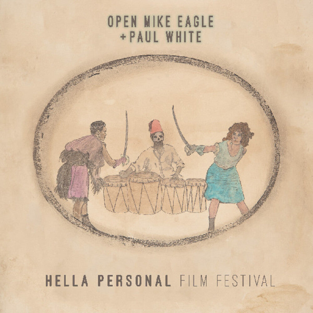 the album cover for Open Mike Eagle - Hella Personal Film Festival (Blue) [Colored Vinyl]