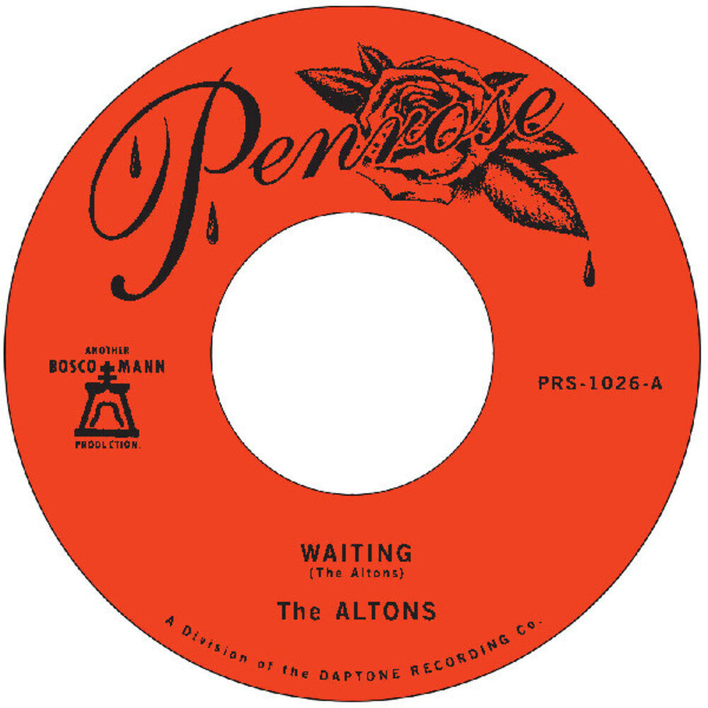the album cover for Altons - Waiting / Teach Me To Forget You