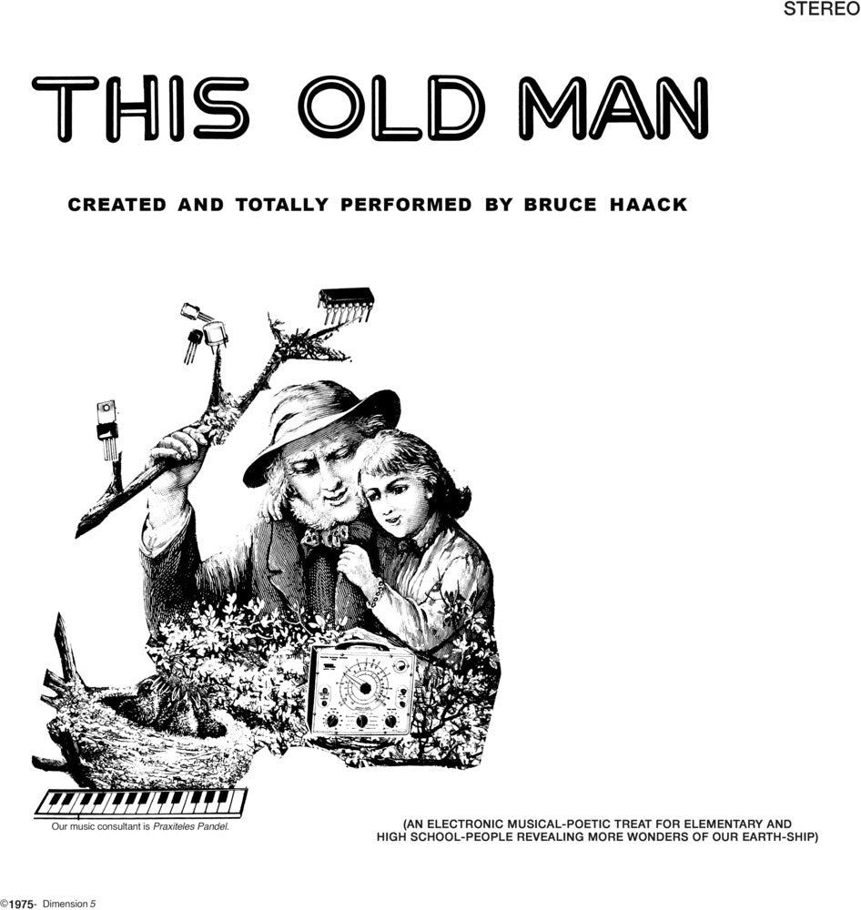 the album cover for Bruce Haack - This Old Man [Clear Vinyl]