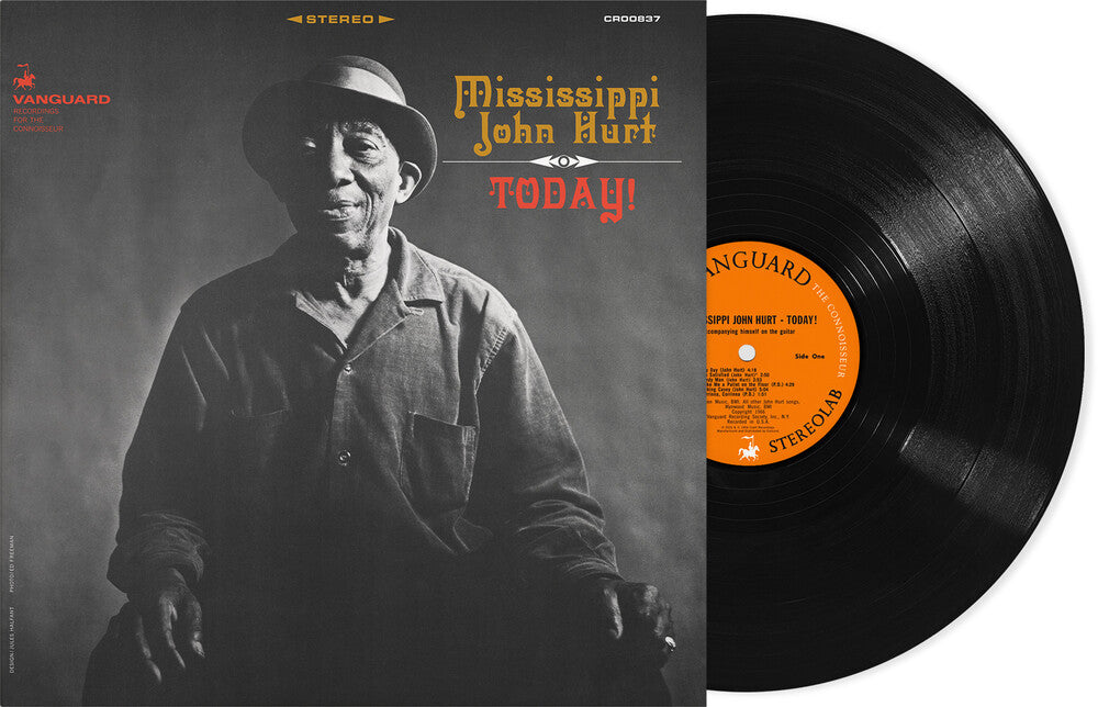 the album cover for Hurt, Mississippi John - Today! (Bluesville Acoustic Sound Series)