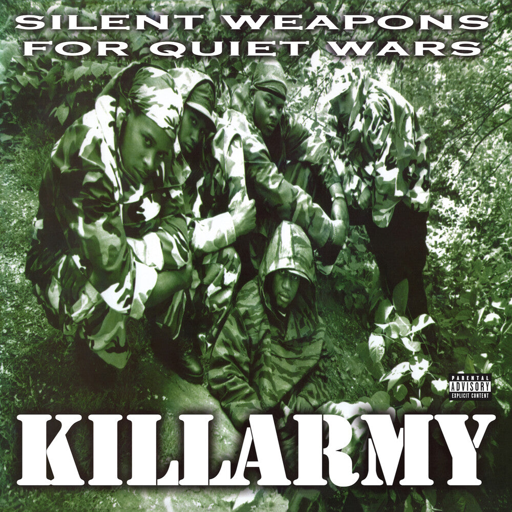 the album cover for Killarmy - Silent Weapons For Quiet Wars