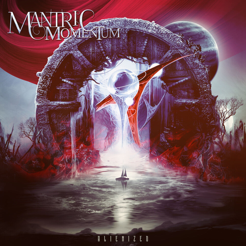 the album cover for Mantric Momentum - Alienized