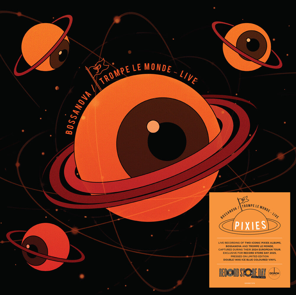 the album cover for Pixies - Bossanova / Trompe Le Monde Live [RSD 2025]