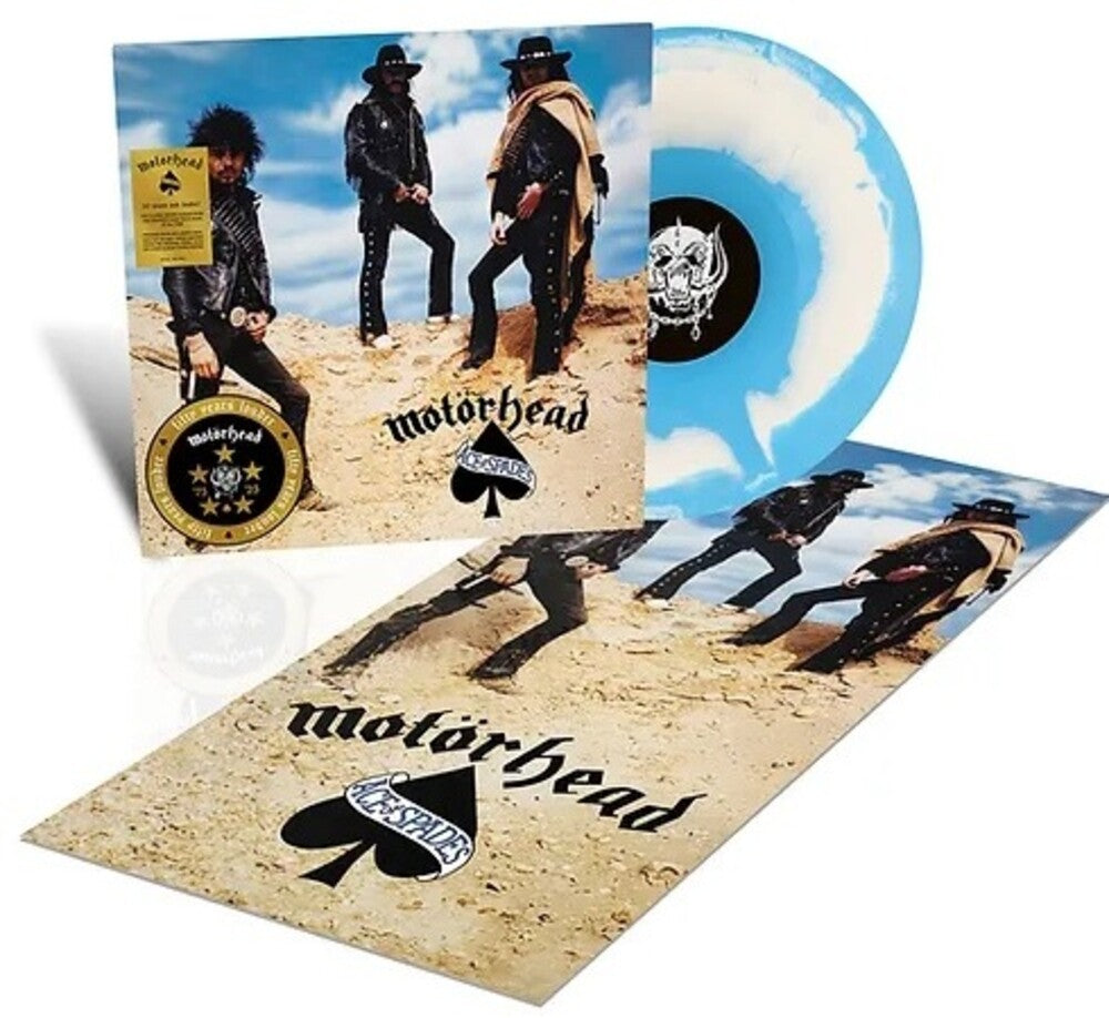 the album cover for Motörhead - Ace Of Spades (Blue) [Colored Vinyl] [Limited Edition] (Wht) (Aniv)