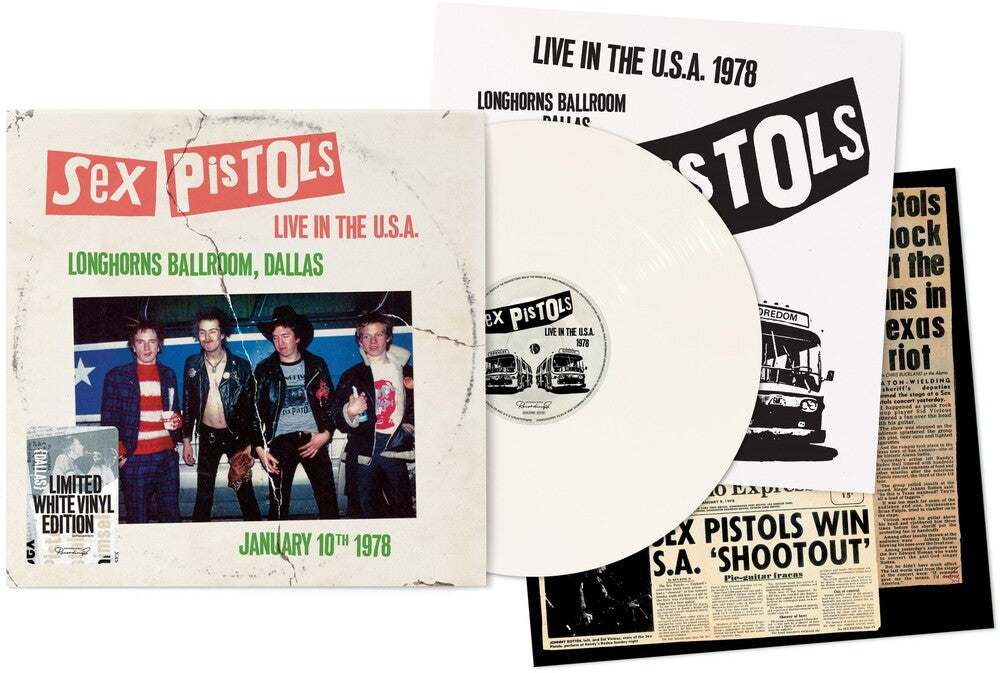 the album cover for Sex Pistols - Live In U.S.A. 1978: Longhorns Ballroom Dallas