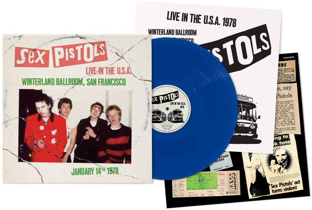 the album cover for Sex Pistols - Live U.S.A 1978: Winterland Ballroom San Francisco