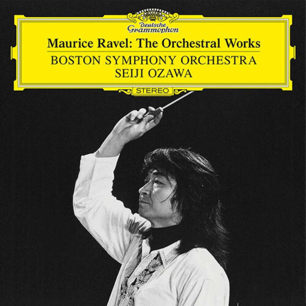 the album cover for Seiji Ozawa  / Boston Symphony Orchestra - Ravel: The Orchestral Works (The Original Source) [180g 4 LP]
