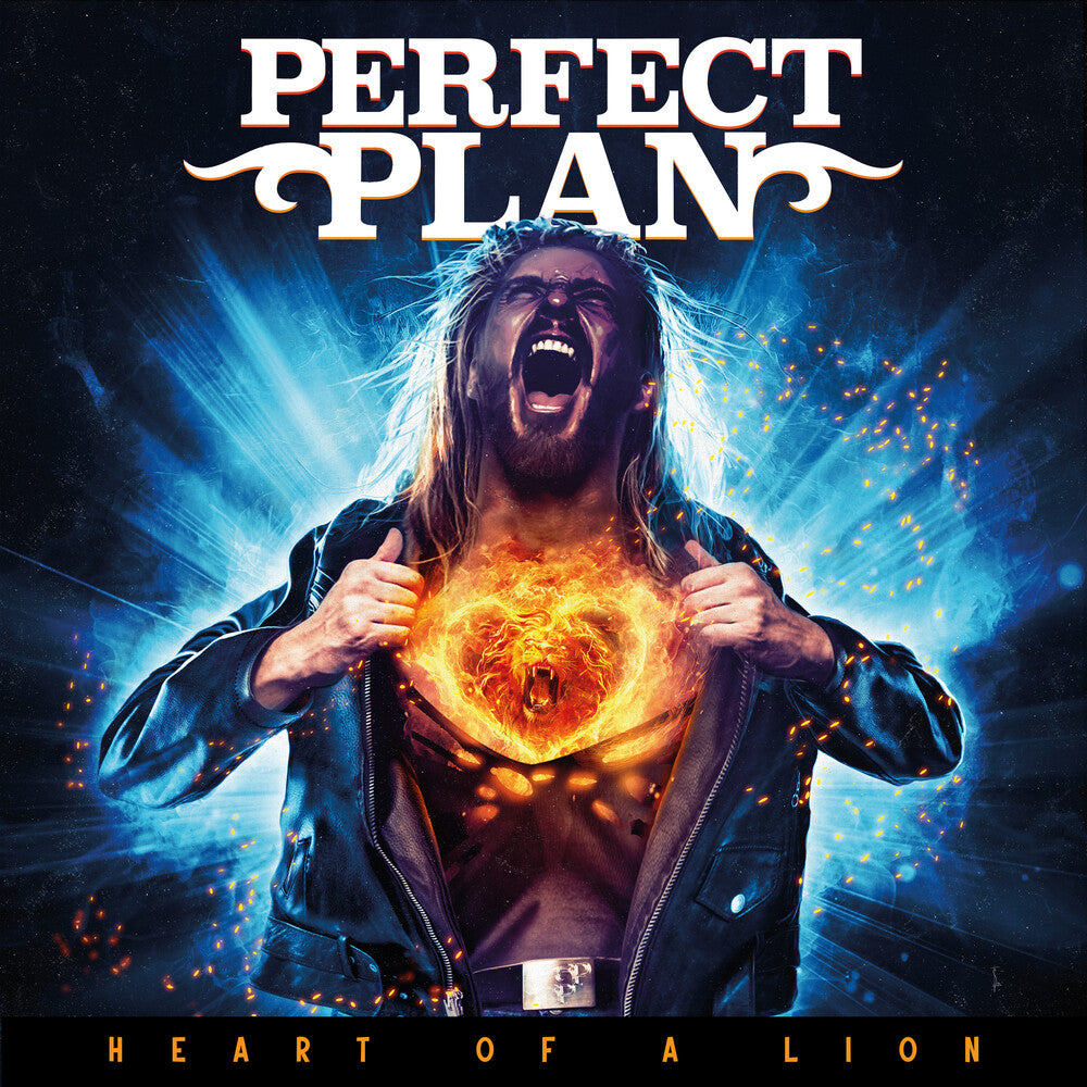 the album cover for Perfect Plan - Heart Of A Lion