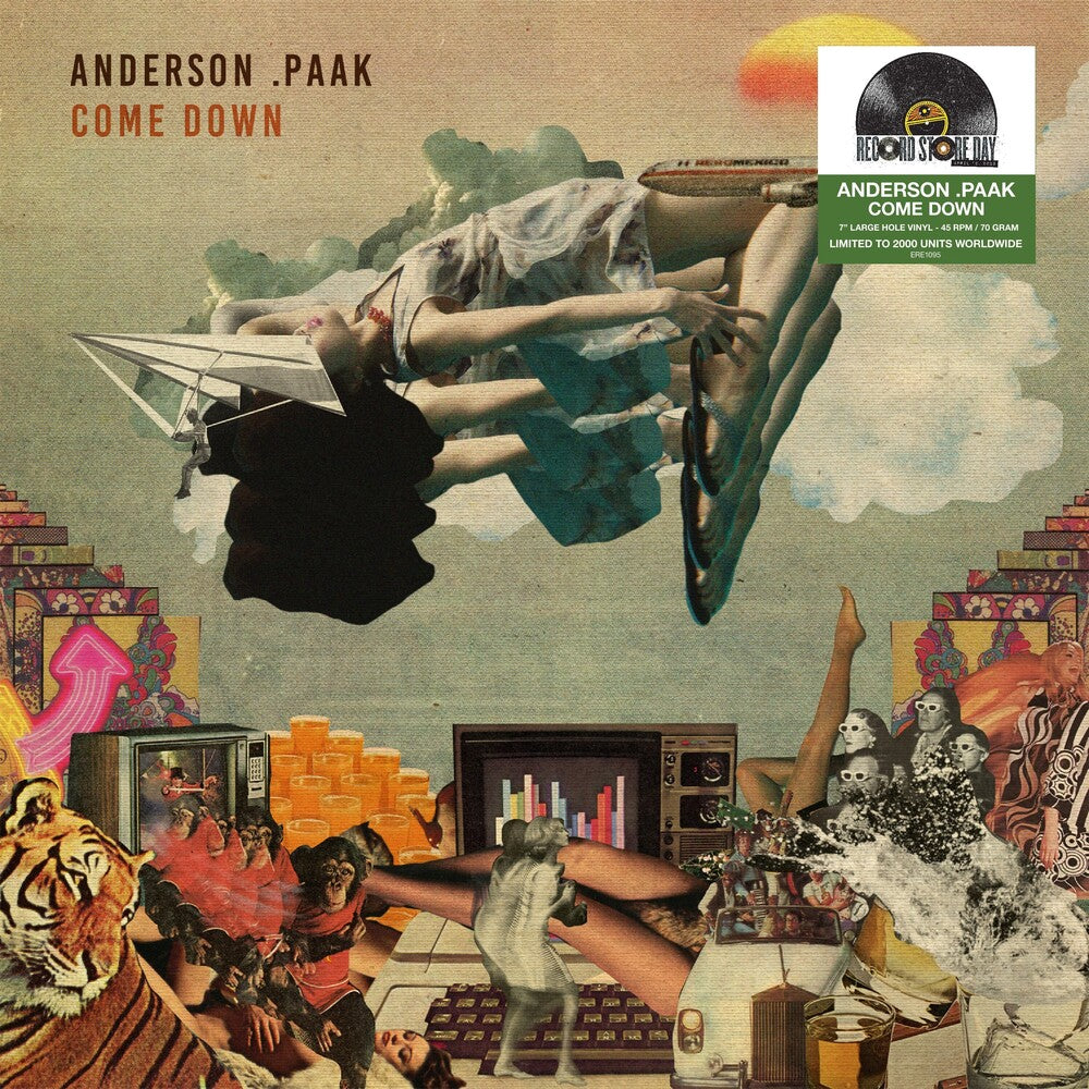 the album cover for Anderson .Paak - Come Down - Single [RSD 2025]