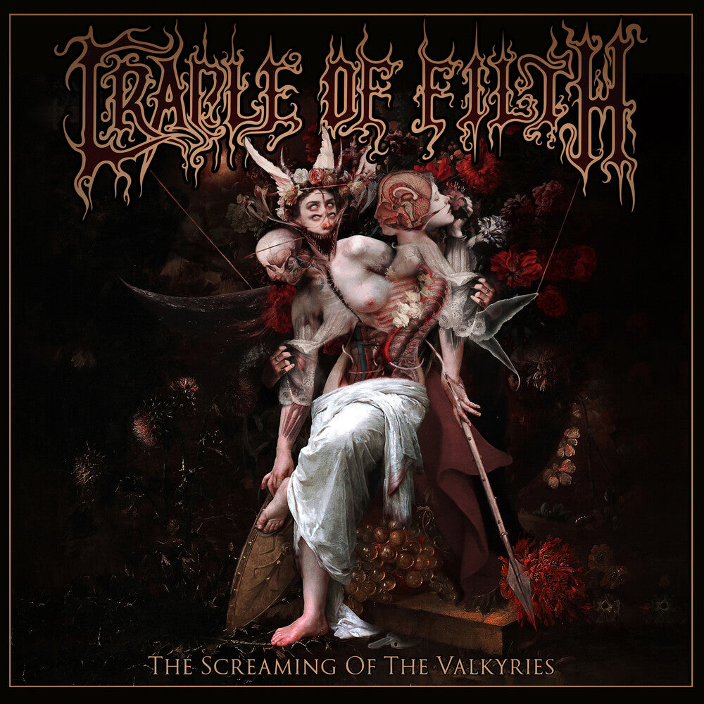 the album cover for Cradle Of Filth - Screaming Of The Valkyries [Indie Exclusive]