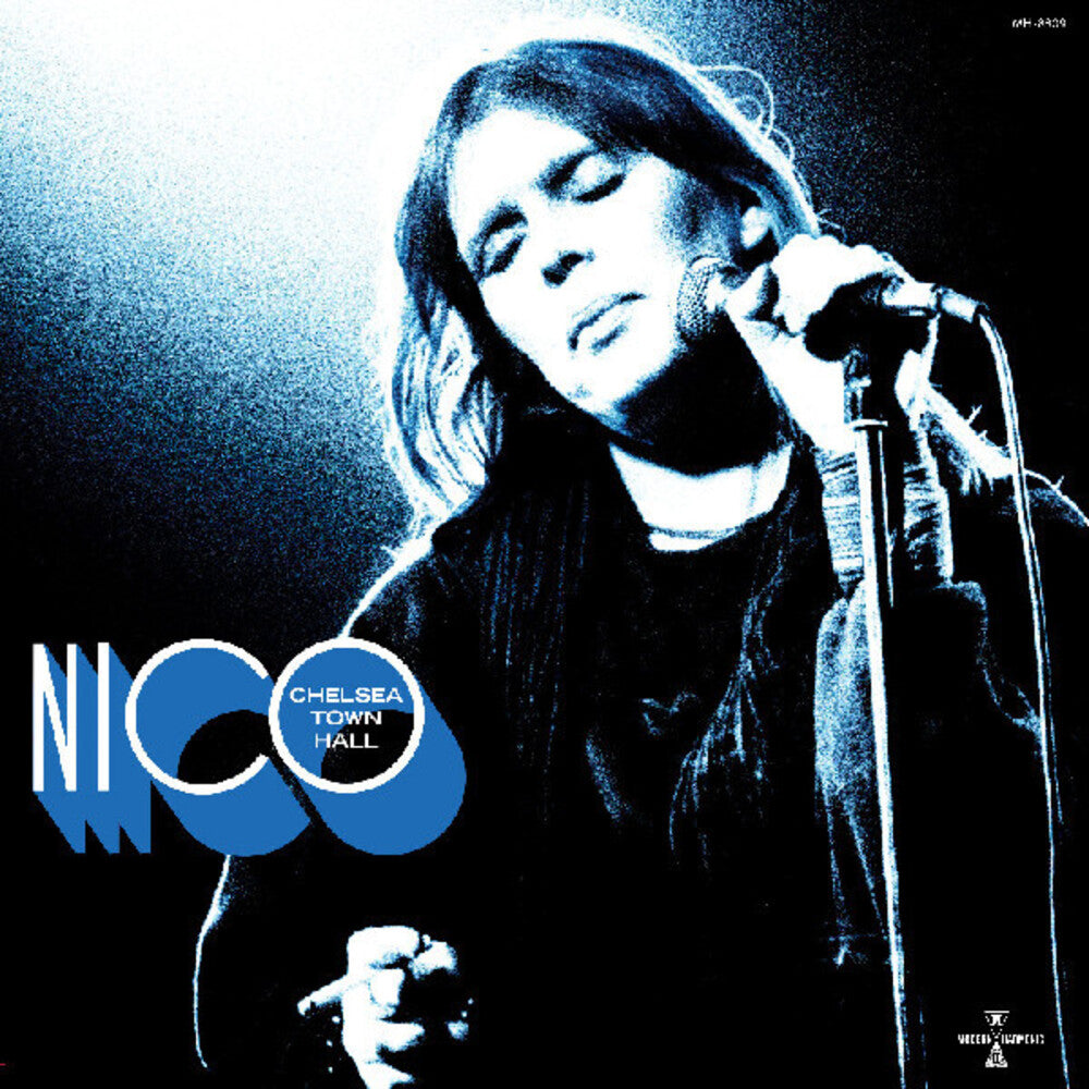 the album cover for Nico - Chelsea Town Hall
