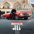 the album cover for Brother Ali - Satisfied Soul (Blue) [Colored Vinyl] [Deluxe] (Gate)