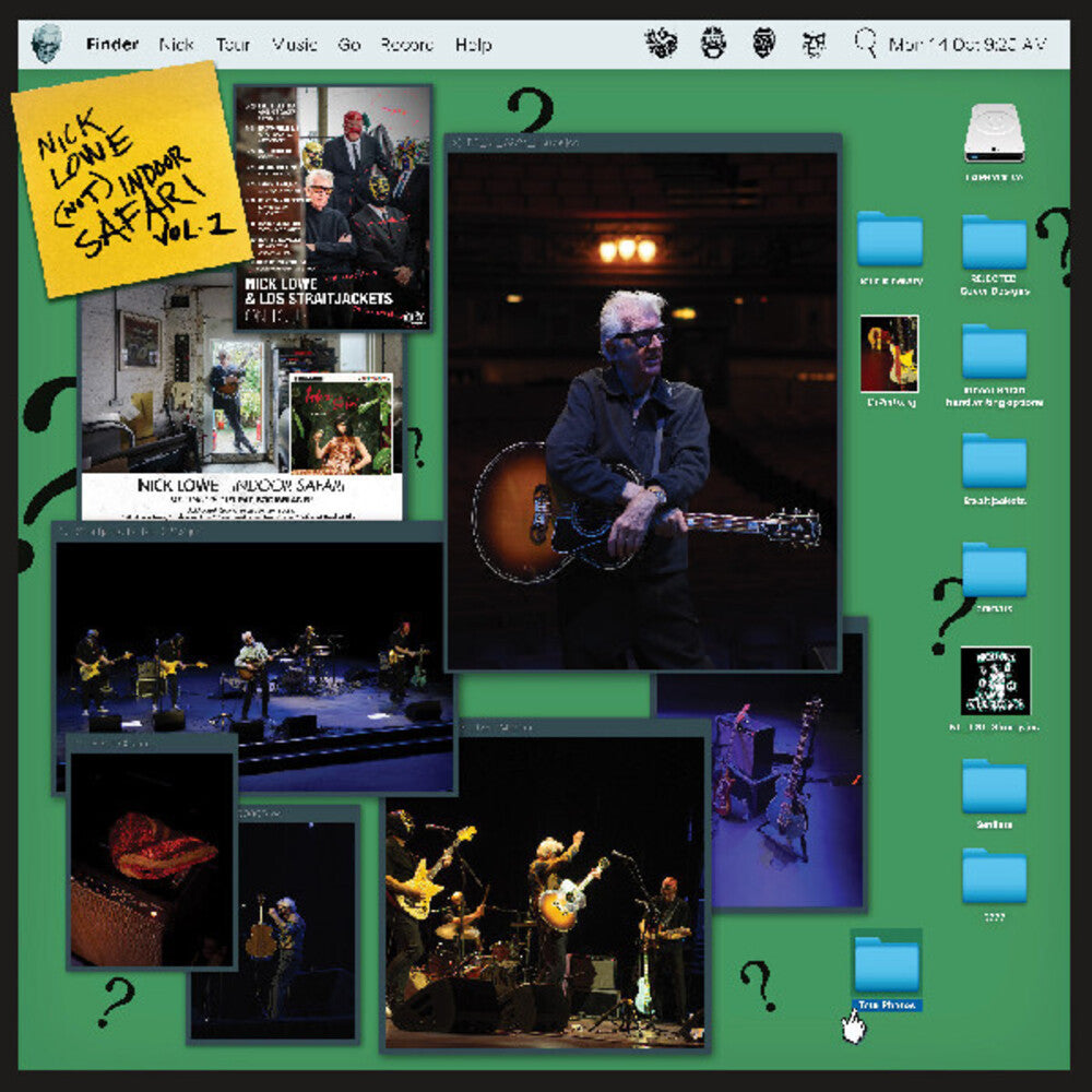 the album cover for Nick Lowe - Outdoor Safari [RSD 2025]