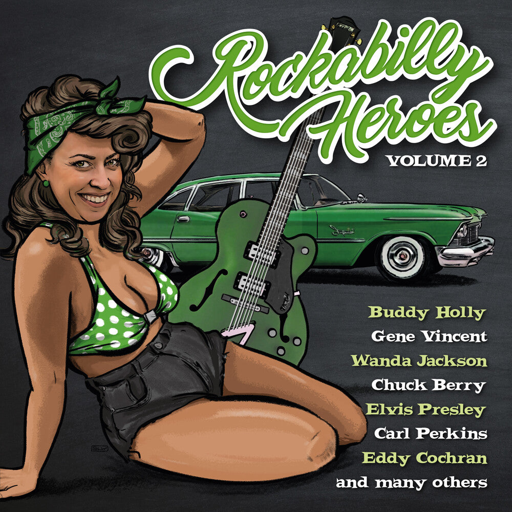 the album cover for Various Artists - Rockabilly Heroes Vol. 2 [RSD 2025]