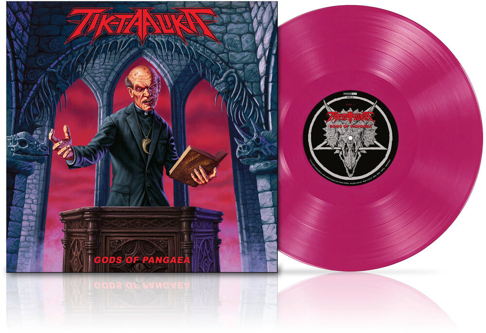 the album cover for Tiktaalika - Gods Of Pangaea [Clear Vinyl] (Gate) [Limited Edition] (Mgta)