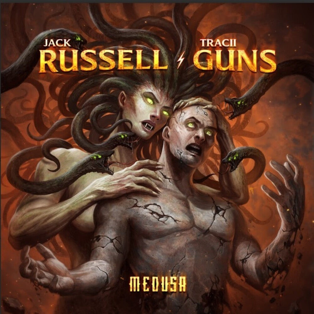 the album cover for Russell - Guns - Medusa [RSD 2025]