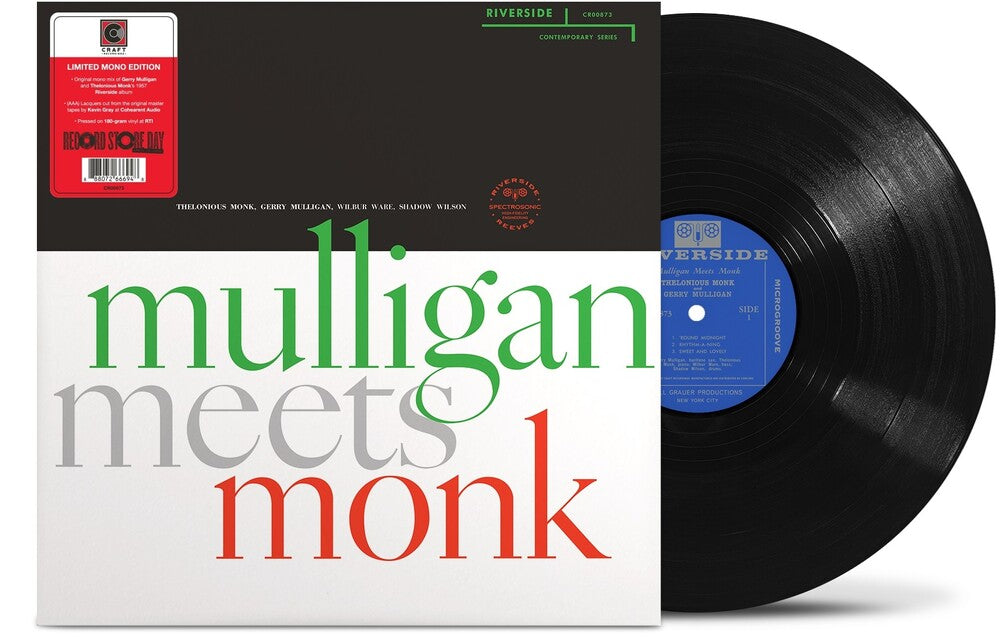 the album cover for Gerry Mulligan  / Monk,Thelonious - Mulligan Meets Monk [180 Gram] [Record Store Day]