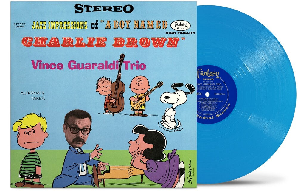 the album cover for Vince Guaraldi - Jazz Impressions Of A Boy Named Charlie Brown