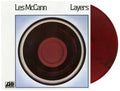 the album cover for Les McCann - Layers [Colored Vinyl] (Red) (Smok)