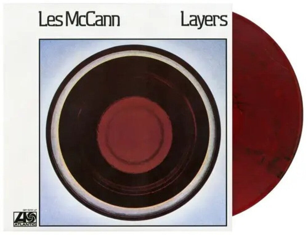 the album cover for Les McCann - Layers [Colored Vinyl] (Red) (Smok)