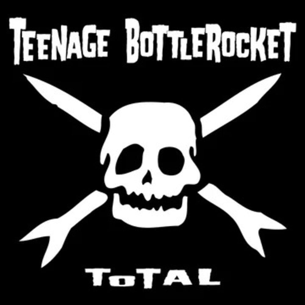 the album cover for Teenage Bottlerocket - Total: 20th Anniversary Edition (Black With White Accent Vinyl) [RSD 2025]
