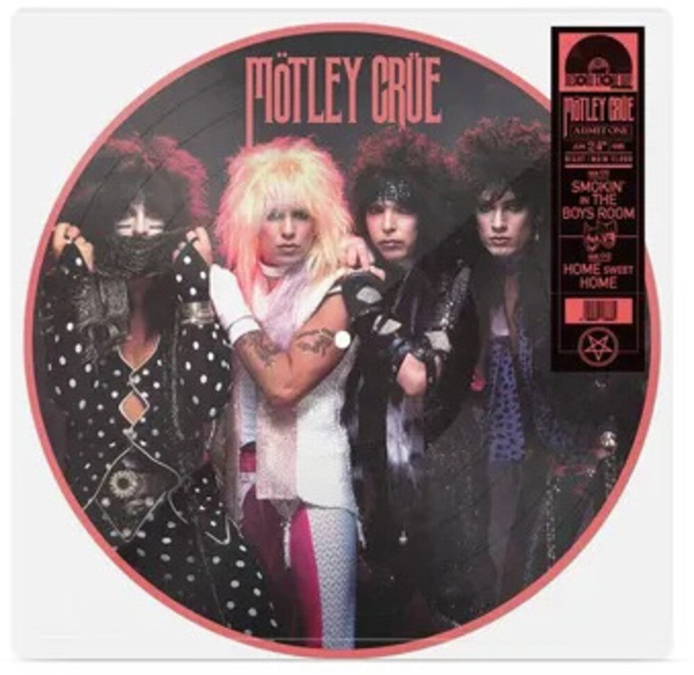 the album cover for Motley Crue - Smokin' In The Boys Room / Home Sweet Home [RSD 2025]