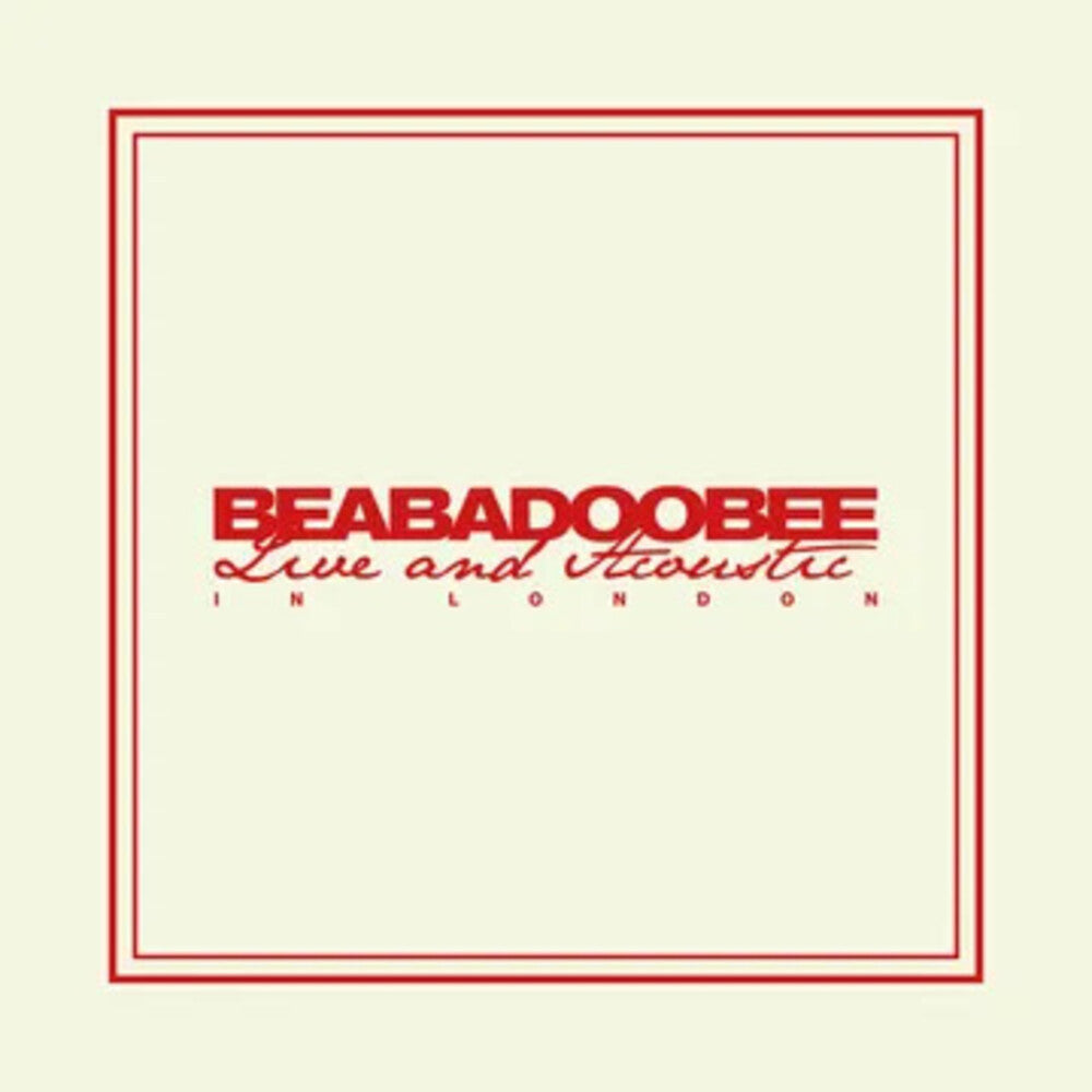 the album cover for beabadoobee - Live And Acoustic In London [Colored Vinyl] (Red) [Record Store Day]
