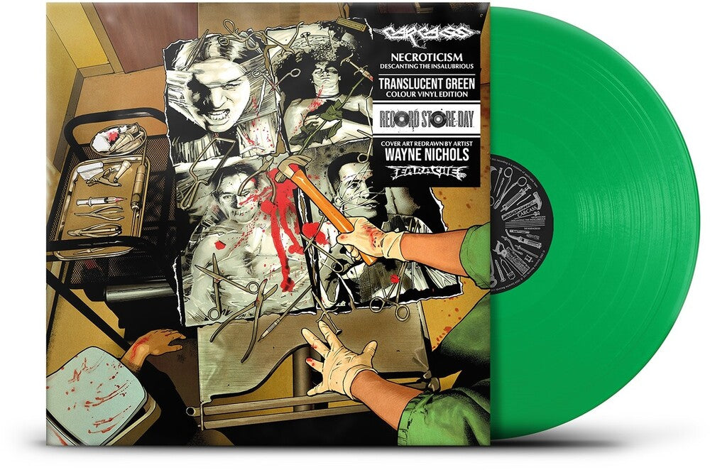 the album cover for Carcass - Necroticism - Descanting The Insalubrious [RSD 2025]