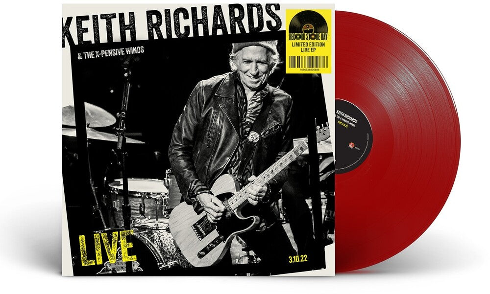 the album cover for Keith Richards &amp; The X-Pensive Winos - Live 3.10.22 [RSD 2025]