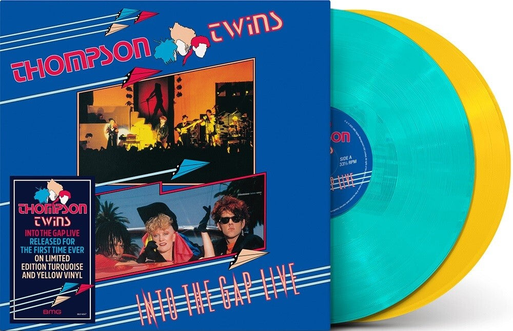 the album cover for Thompson Twins - Into The Gap Live [RSD 2025]