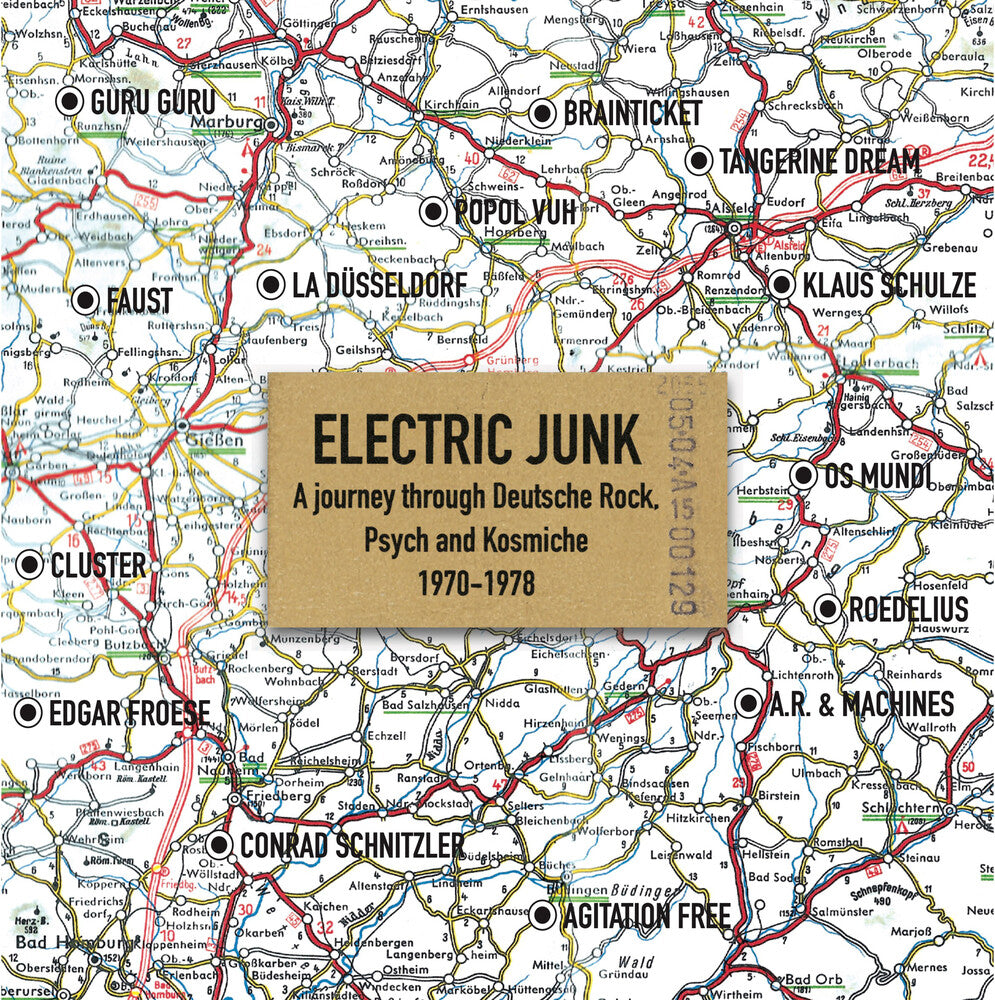 the album cover for Electric Junk: Deutsche Rock Psych & Kosmiche (Uk) - Electric Junk: Deutsche Rock Psych & Kosmiche (Uk)