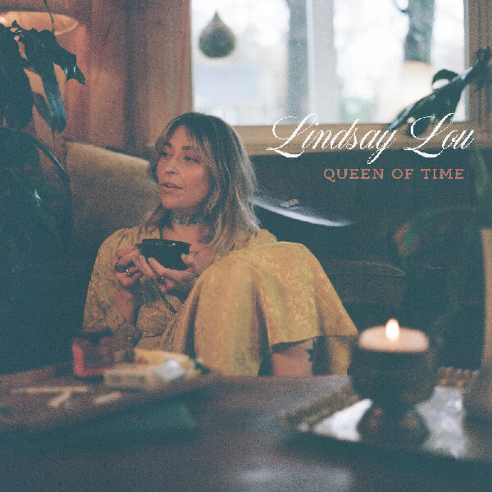 the album cover for Lindsay Lou - Queen Of Time [Colored Vinyl] (Ylw) (Phot)