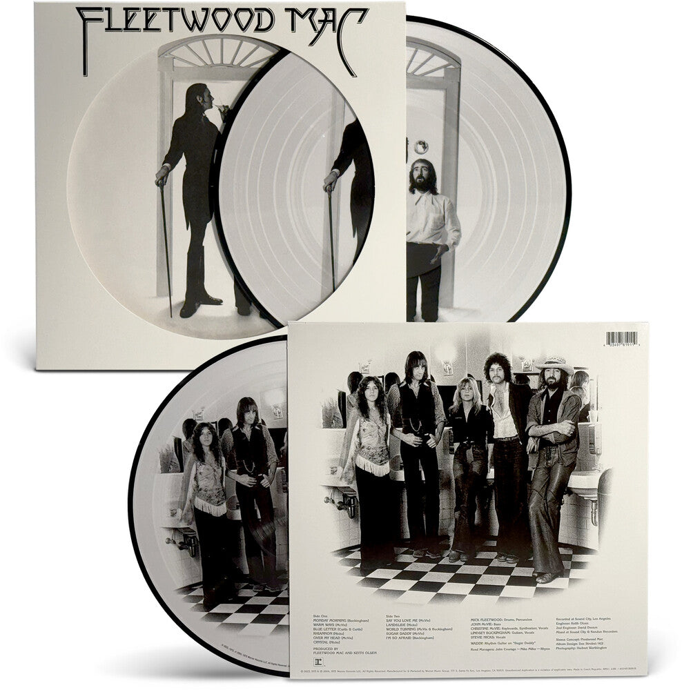 the album cover for Fleetwood Mac - Fleetwood Mac [Colored Vinyl] (Pict) (Red) [Record Store Day]