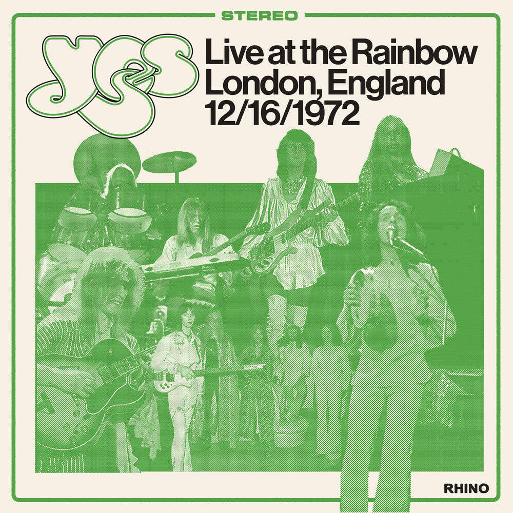 the album cover for Yes - Live At The Rainbow London, England 12/16/1972