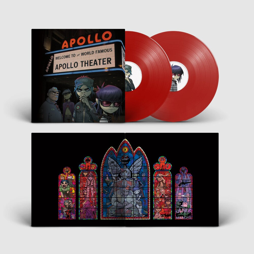 the album cover for Gorillaz - Demon Days Live In Harlem [RSD 2025]