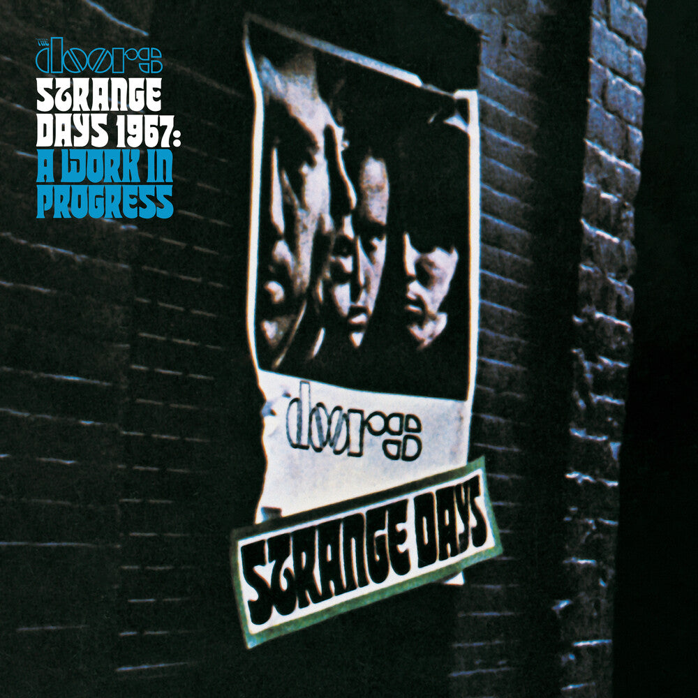 the album cover for Doors - Strange Days 1967 - A Work In Progress (Blue)