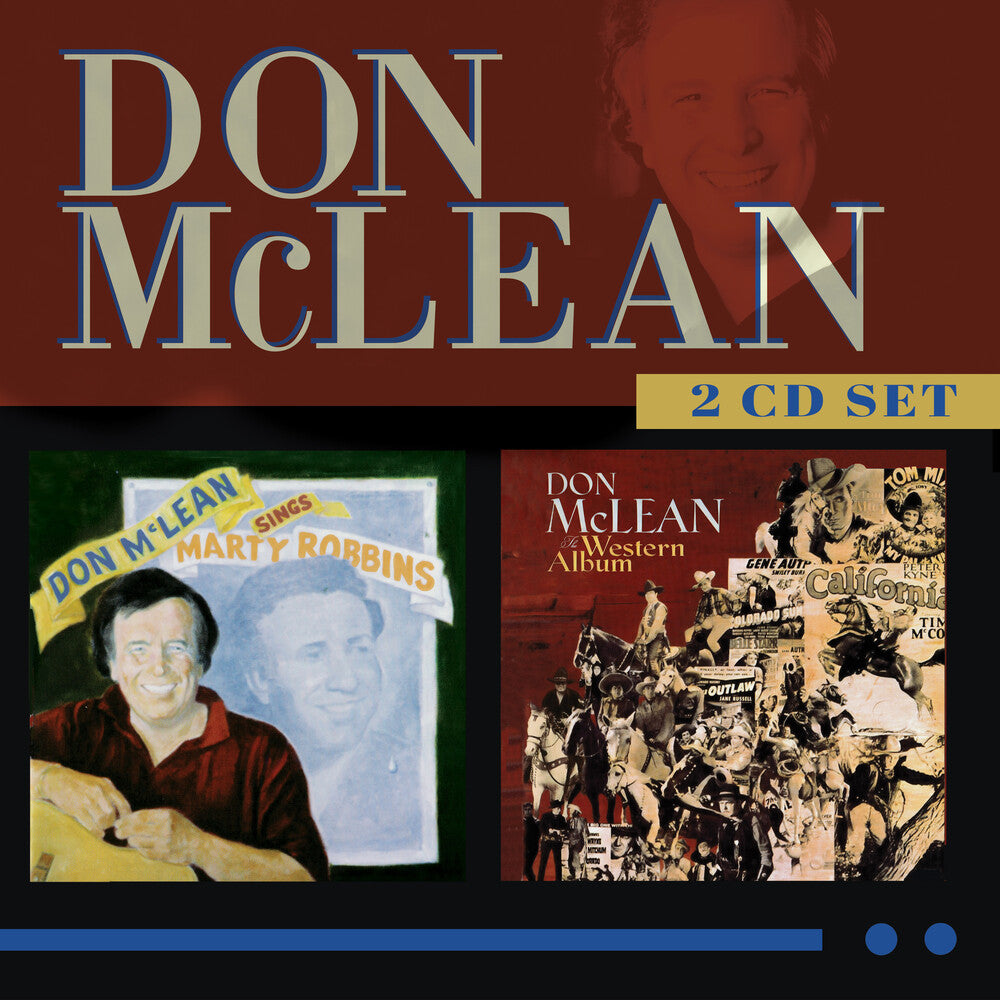 the album cover for Don Mclean - Don Mclean Sings Marty Robbins And The Western