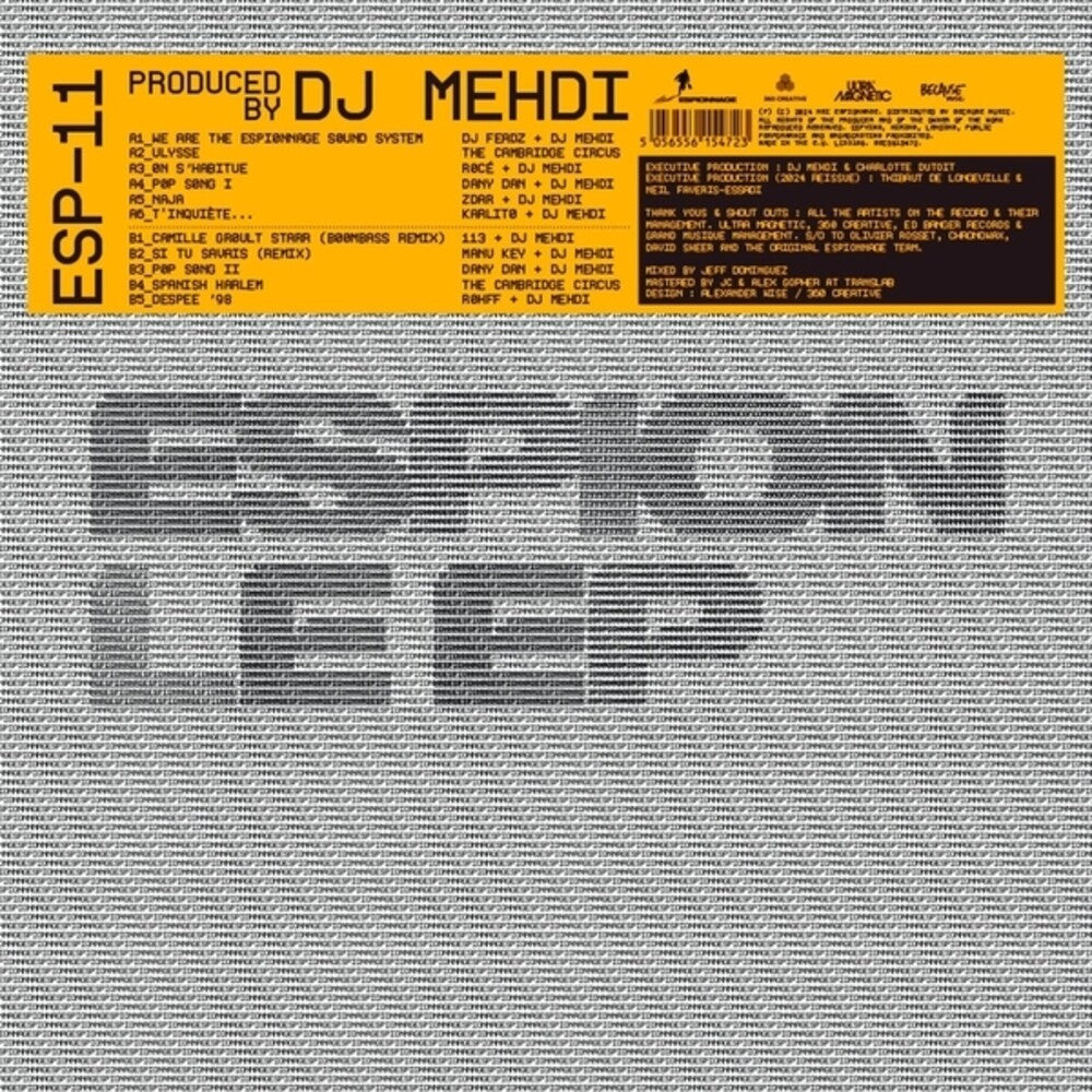 the album cover for Dj Mehdi - Espion Ep [Colored Vinyl] (Ep) (Org)