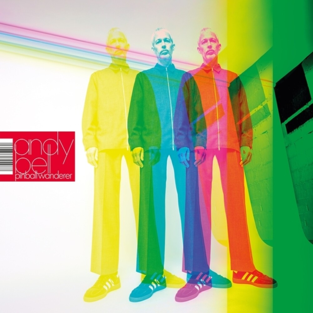 the album cover for Andy Bell - Pinball Wanderer (Blue) [Colored Vinyl] [Limited Edition] (Aus)