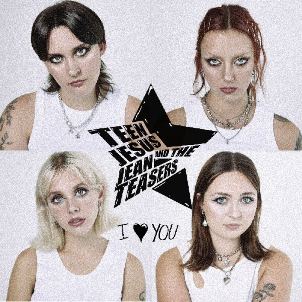 the album cover for Teen Jesus And The Jean Teasers - I Love You [Clear Vinyl] (Grn) (Post)