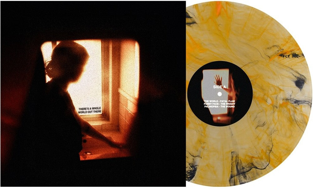 the album cover for Arm's Length - There's A Whole World Out There [LP Indie exclusive Koi Pond Deluxe Marble ]