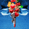 the album cover for Sleigh Bells - Bunky Becky Birthday Boy (Blue) [Clear Vinyl] (Pnk)