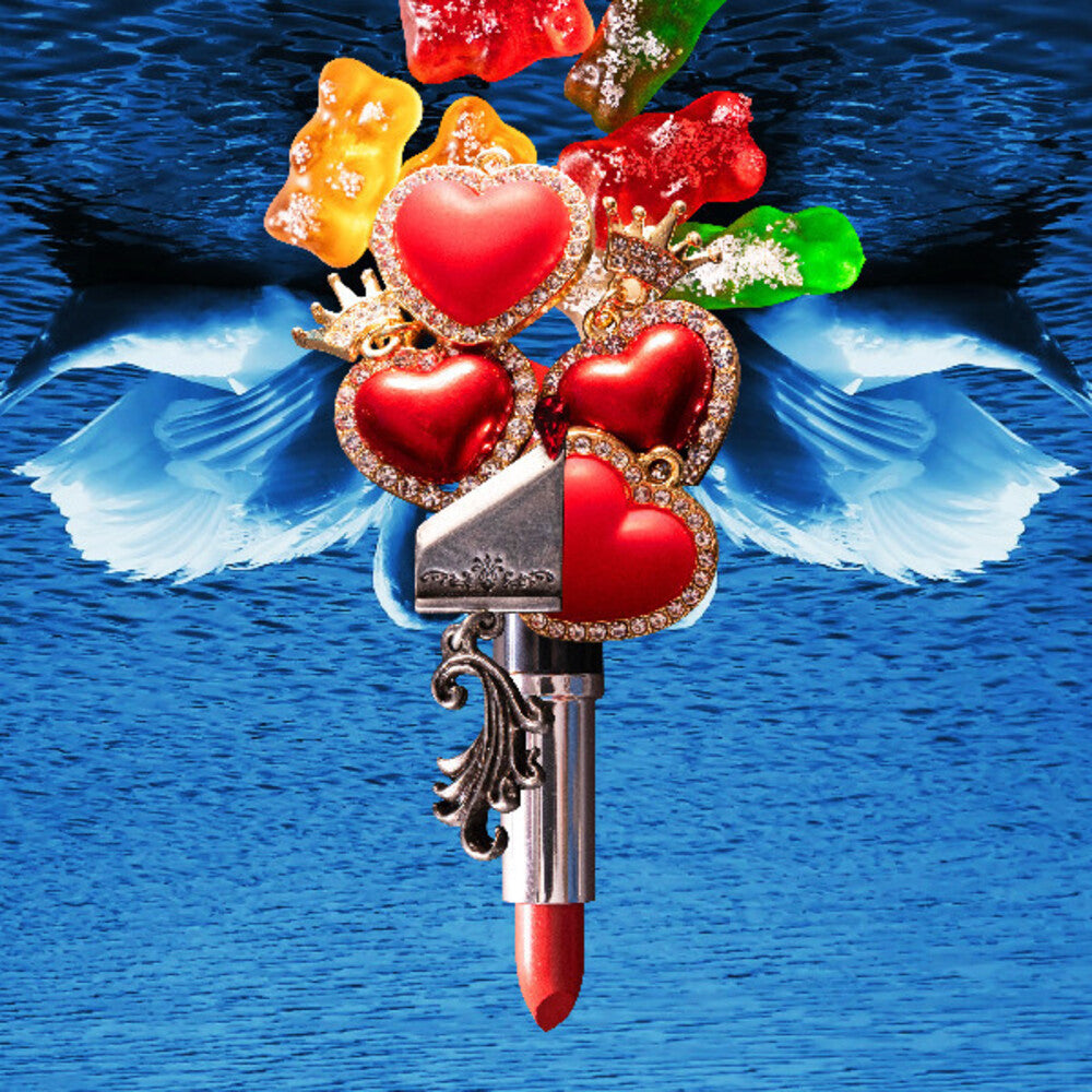 the album cover for Sleigh Bells - Bunky Becky Birthday Boy (Blue) [Clear Vinyl] (Pnk)